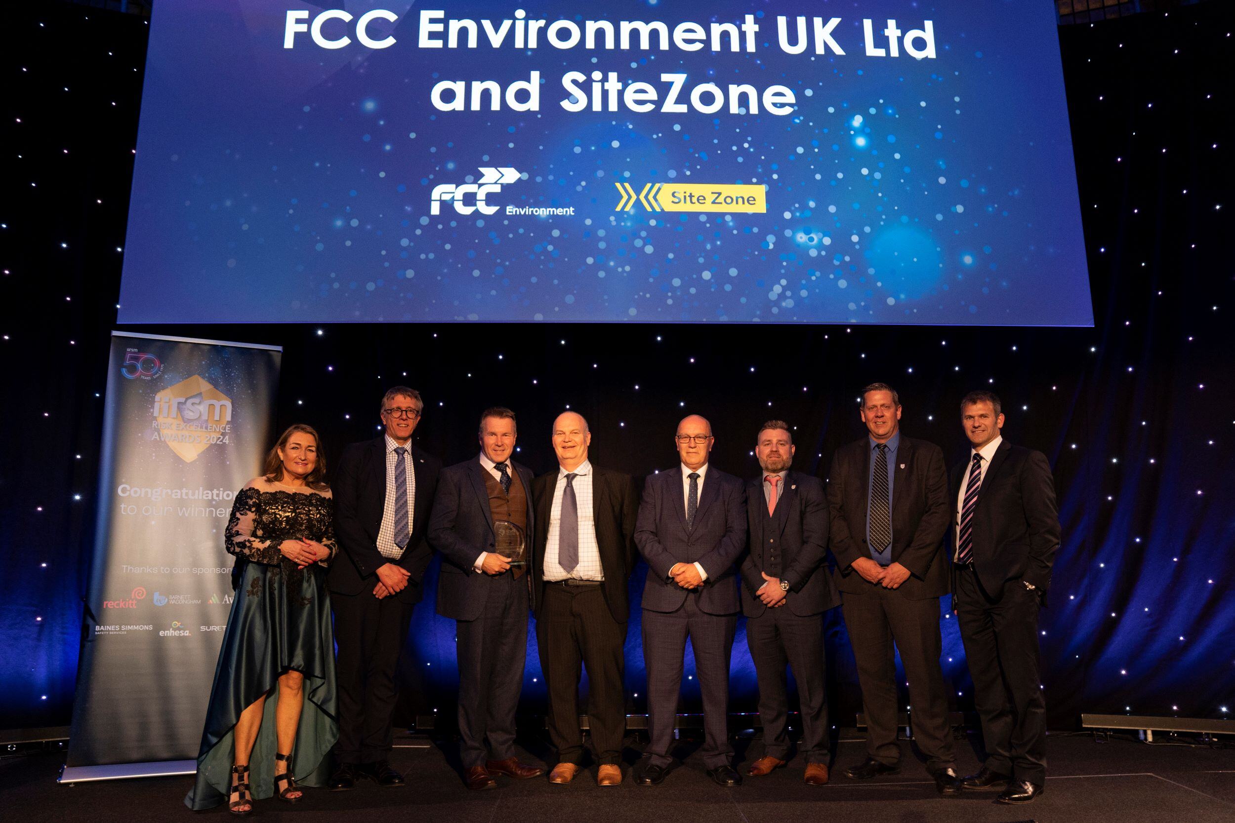 SiteZone and FCC Environment Celebrate Double Win at Risk Excellence Awards